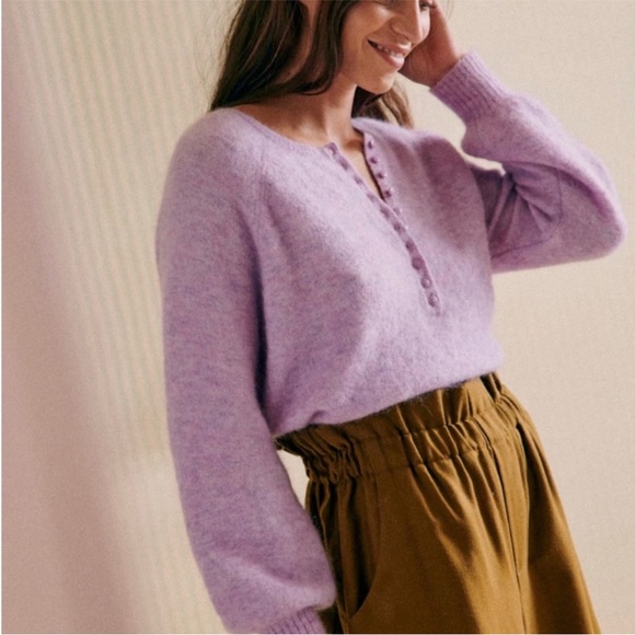 Sezane Sweaters - Sezane Leon Jumper Lilac Purple
